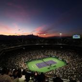 In Indian Wells ist alles bereit. © GETTY IMAGES NORTH AMERICA / CLIVE BRUNSKILL