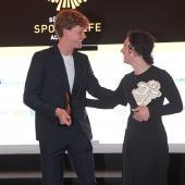 Jannik Sinner und Evelin Lanthaler gewannen die Wahl im vergangenen Jahr.