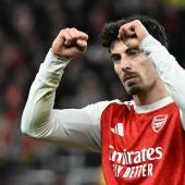 Kai Havertz verhindert die erste Champions-League-Pleite von Arsenal. © APA/afp / INA FASSBENDER