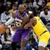 LeBron James sorgte mit seinem Sohn für einen historischen Höhepunkt. © APA / ANDY LYONS