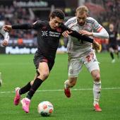 Leverkusen et le Bayern Munich se sont livrés à un match ouvert et passionnant. © APA/afp / INA FASSBENDER