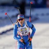 Lisa Vittozzi machte am Samstag am Holmenkollen ein gutes, aber kein perfektes Rennen. © ANSA / Heiko Junge