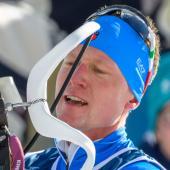 Lukas Hofer holte sich den Italienmeistertitel im Massenstart. © APA/afp / FRANCOIS-XAVIER MARIT