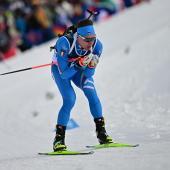 Lukas Hofer machte einen Sprung nach vorne. © ANSA / MARTIN METELKO