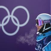 Maria Gasslitter zeigte heuer bereits bei Olympia auf. © ANSA / SERGEI ILNITSKY