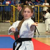 Maria Peintner krönte sich zur Italienmeisterin. © Karate Mühlbach