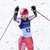 Maryna Gasienica-Daniel musste unters Messer. © AFP / TIZIANA FABI