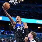 Paolo Banchero lieferte 33 Punkte für die Magic. © APA / JULIO AGUILAR