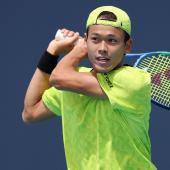 Rei Sakamoto feierte in Miami seinen ersten Profisieg. © APA / AL BELLO