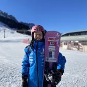 So strahlt eine Podestfrau: Jasmin Coratti.