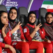 There has been a lot of controversy surrounding Iran's women's football team recently. © ANSA / DAVE HUNT