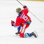 Vlastimil Dostalek a marqué le but vainqueur pour Val Gardena. © Matthaeus Kostner
