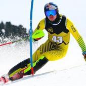 Alex Vinatzer krallte sich den Italienmeistertitel im Slalom. © fisi