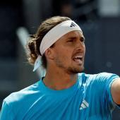 Alexander Zverev, Tennis-Superstar aus Deutschland. © APA/afp / OSCAR DEL POZO