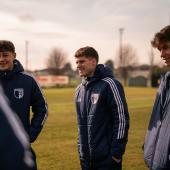 Auswärtsfahrt: Am Sonntag geht es für Simon Larcher, Alexander Gander und Michael Kofler (v.l.) wieder in die Ferne. © P. Schwienbacher