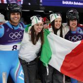 Die Rodlerinnen und Rodler räumten bei Olympia ab. © FELICE CALABRO' / Felice Calabro'