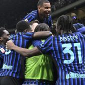 Inter hat einen dramatischen Halbfinalsieg. © ANSA / Daniel Dal Zennaro