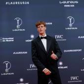 Jannik Sinner aux Laureus Sports Awards à Madrid. © APA/afp / OSCAR DEL POZO