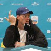 Jannik Sinner steht beim Turnier in Monaco im Halbfinale. © FELICE CALABRO' / Felice Calabro'