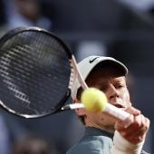 Jannik Sinner trifft am Sonntag auf Elmer Møller. © ANSA / SERGIO PEREZ