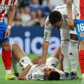 Kylian Mbappe hat am Wochenende eine Wunde am Kopf erlitten. © APA/afp / THOMAS COEX