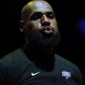 Lakers-Superstar LeBron James polterte. © APA / HARRY HOW