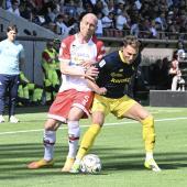 Manuel De Luca (rechts) blieb im Drusus-Stadion blass. © DLife/Luca Ognibene