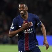 Ousmane Dembele traf doppelt. © APA/afp / ALAIN JOCARD