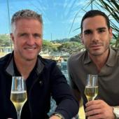 Ralf Schumacher (links) mit  seinem Partner Étienne.