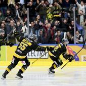 Rok Ticar (rechts) schoss den HC Pustertal ins Finale. © Iwan Foppa / HCP