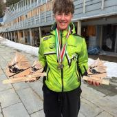 Simon Kaser vom Seiser Alm Skiteam hat erfolgreiche Italienmeisterschaften hinter sich.