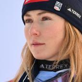 Ski-Superstar Mikaela Shiffrin. © APA/afp / JURE MAKOVEC