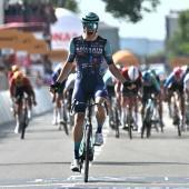 Alec Segaert rettete seinen Vorsprung ins Ziel. © ANSA / LUCA ZENNARO