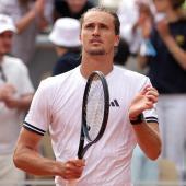 Alexander Zverev n'a pas livré une prestation exceptionnelle, mais il est qualifié pour les quarts de finale. © ANSA / TERESA SUAREZ