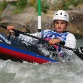 Am Wochenende findet der Kanuslalom in Meran statt.
