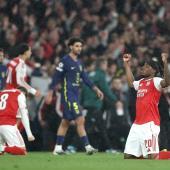 Arsenal ist in das Finale der Champions League eingezogen. © ANSA / NEIL HALL