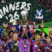 Crystal Palace gewann die Conference League. © APA/afp / TOBIAS SCHWARZ