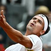 Daniel Altmaier rastete aus. © AFP / FILIPPO MONTEFORTE