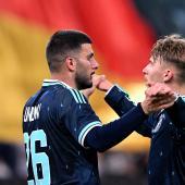 Deniz Undav und Lennart Karl zeigen für Deutschland eine starke Leistung. © APA/afp / KIRILL KUDRYAVTSEV