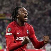 SC Freiburg has reached the Europa League final. © ANSA / RONALD WITTEK