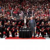 Die Carolina Hurricanes sind in das Finale eingezogen. © APA / BRUCE BENNETT