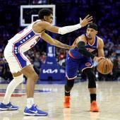 Les Knicks de New York sont tout près d'atteindre la finale de la Conférence Est. © APA / EMILEE CHINN