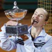 Elina Svitolina triumphierte erneut in Rom. © ANSA / FABIO FRUSTACI