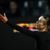 Elina Svitolina zog vergangene Nacht in Rom ins Endspiel ein. © ANSA / ALESSANDRO DI MEO