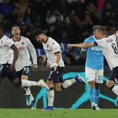 Freude bei Bologna, Frust bei Napoli. © APA/afp / CARLO HERMANN