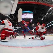 Goalie Frederik Andersen and the Hurricanes left nothing to chance. © APA / BRUCE BENNETT