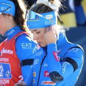Hannah Auchentaller (rechts) und Lisa Vittozzi (links). © Pierre TEYSSOT