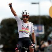 Jhonatan Narvaez  gewann die achte Giro-Etappe. © APA/afp / LUCA BETTINI