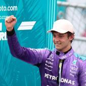 Kimi Antonelli feierte den dritten Sieg in Folge. © APA/afp / CHARLY TRIBALLEAU