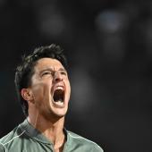 Luciano Darderi steht im Halbfinale von Rom. © APA/afp / TIZIANA FABI